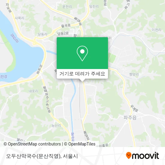오두산막국수(문산직영) 지도