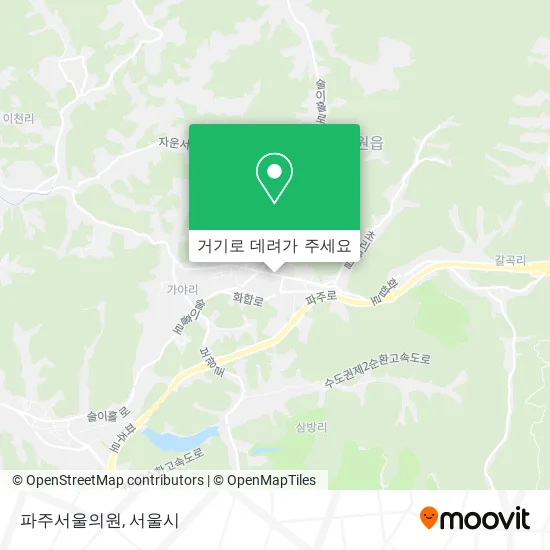 파주서울의원 지도