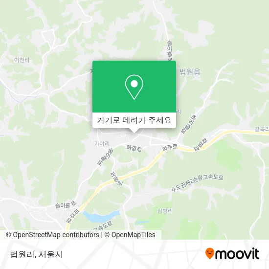 법원리 지도