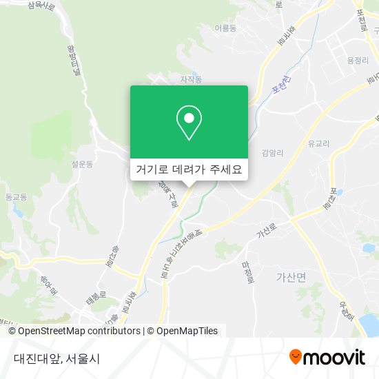 대진대앞 지도