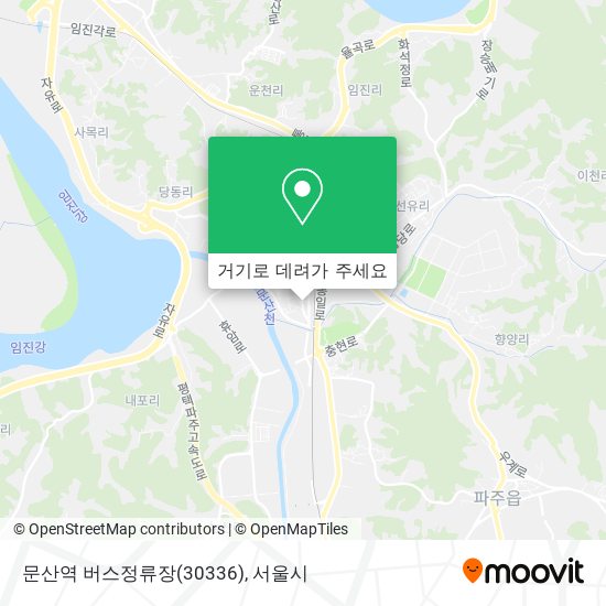문산역 버스정류장(30336) 지도