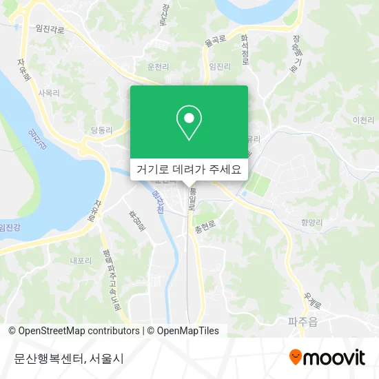 문산행복센터 지도