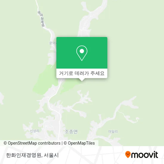 한화인재경영원 지도