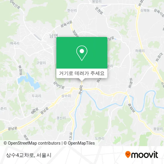 상수4교차로 지도