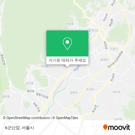6군단앞 지도