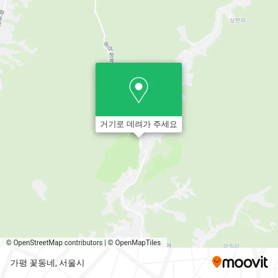 가평 꽃동네 지도