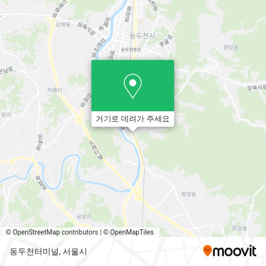 동두천터미널 지도