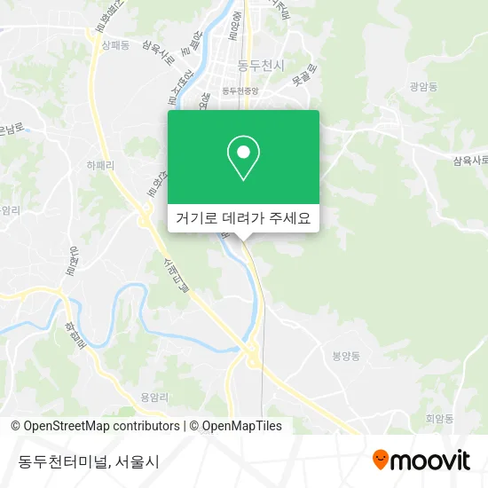 동두천터미널 지도