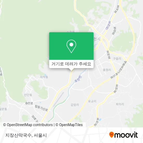 지장산막국수 지도