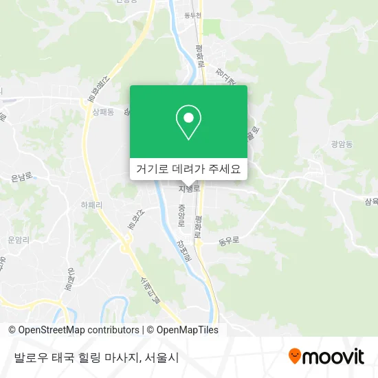 발로우 태국 힐링 마사지 지도