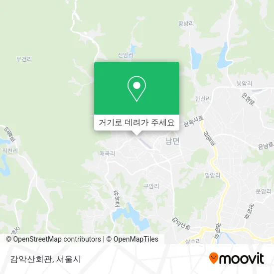 감악산회관 지도