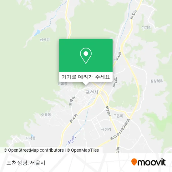포천성당 지도