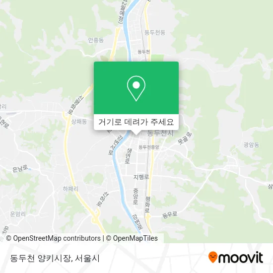 동두천 양키시장 지도