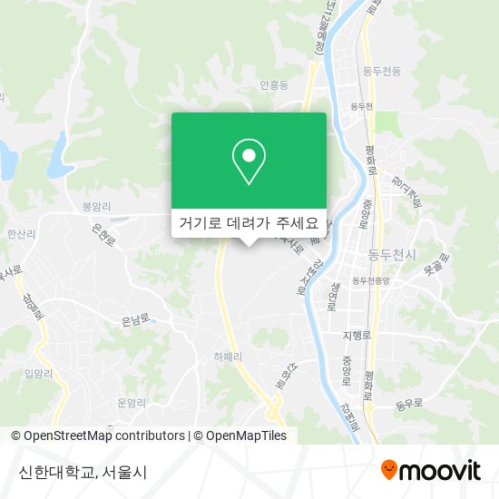 신한대학교 지도