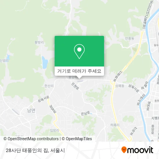28사단 태풍인의 집 지도
