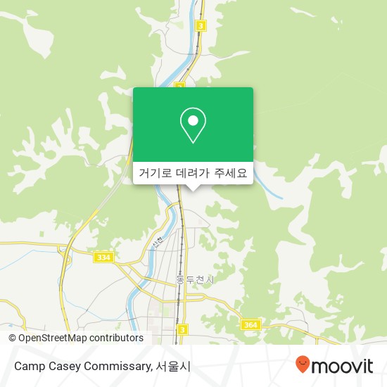 Camp Casey Commissary 지도