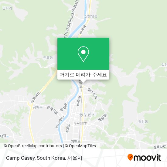 Camp Casey, South Korea 지도