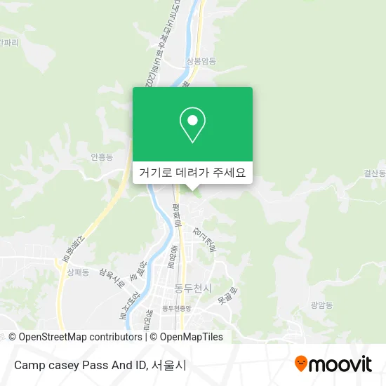 Camp casey Pass And ID 지도