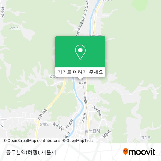 동두천역(하행) 지도