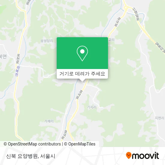 신북 요양병원 지도