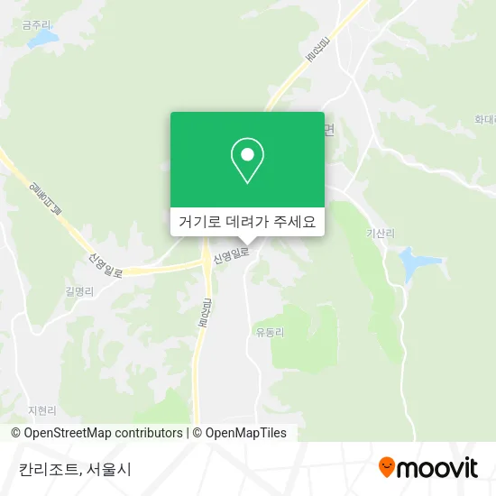 칸리조트 지도