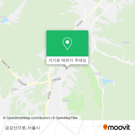 금강산으로 지도