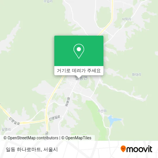 일동 하나로마트 지도