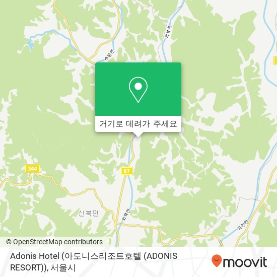 Adonis Hotel (아도니스리조트호텔 (ADONIS RESORT)) 지도