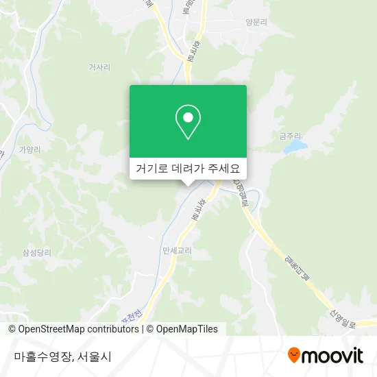 마홀수영장 지도