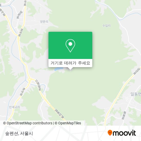 숲펜션 지도
