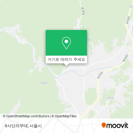 8사단의무대 지도