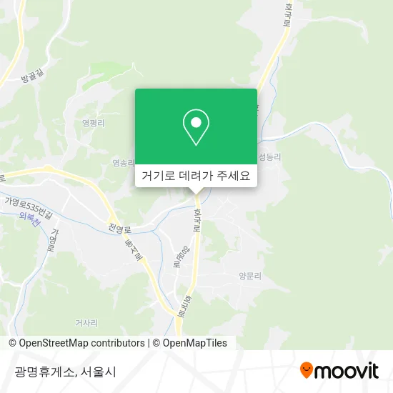광명휴게소 지도