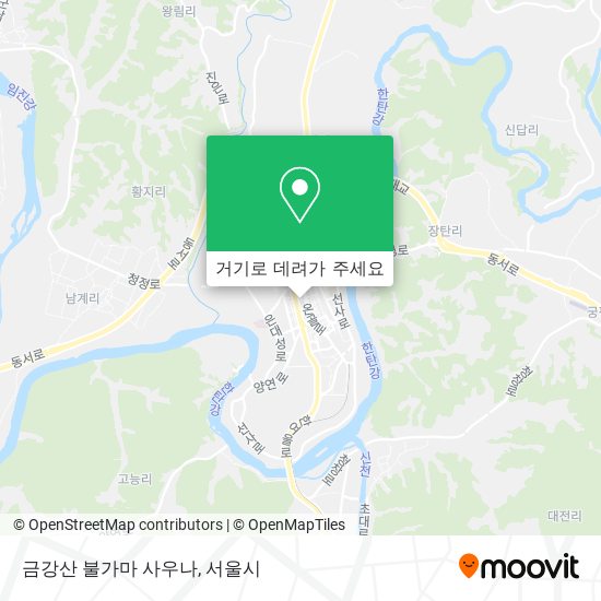 금강산 불가마 사우나 지도