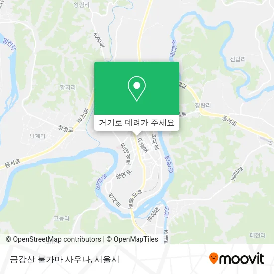 금강산 불가마 사우나 지도