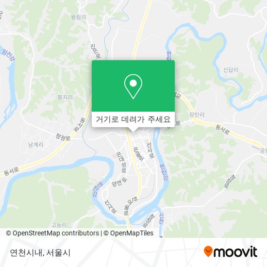 연천시내 지도