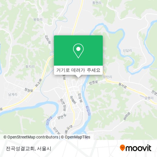 전곡성결교회 지도