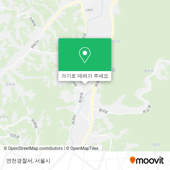 연천경찰서 지도