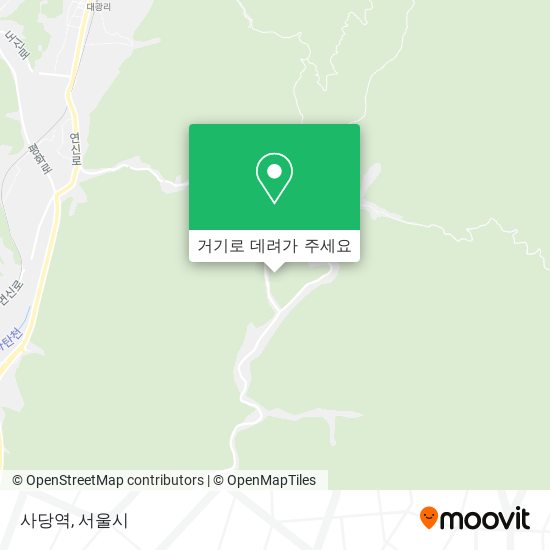사당역 지도