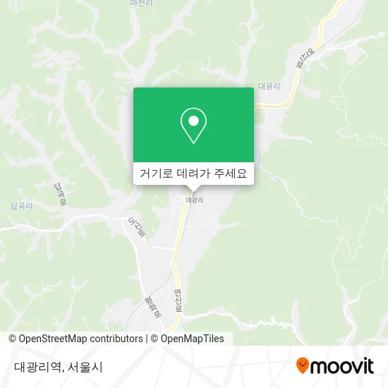 대광리역 지도