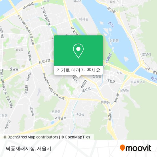 덕풍재래시장 지도
