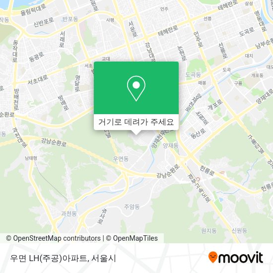 우면 LH(주공)아파트 지도