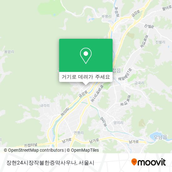 장현24시장작불한증막사우나 지도