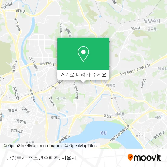 남양주시 청소년수련관 지도
