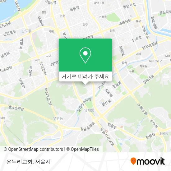 온누리교회 지도