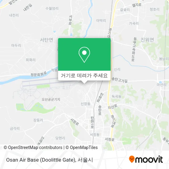 Osan Air Base (Doolittle Gate) 지도