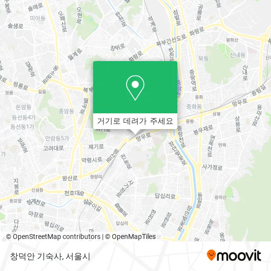 창덕안 기숙사 지도