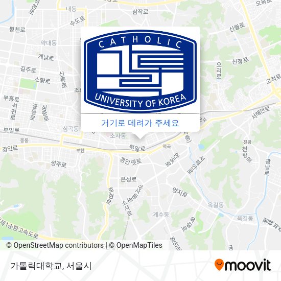 가톨릭대학교 지도