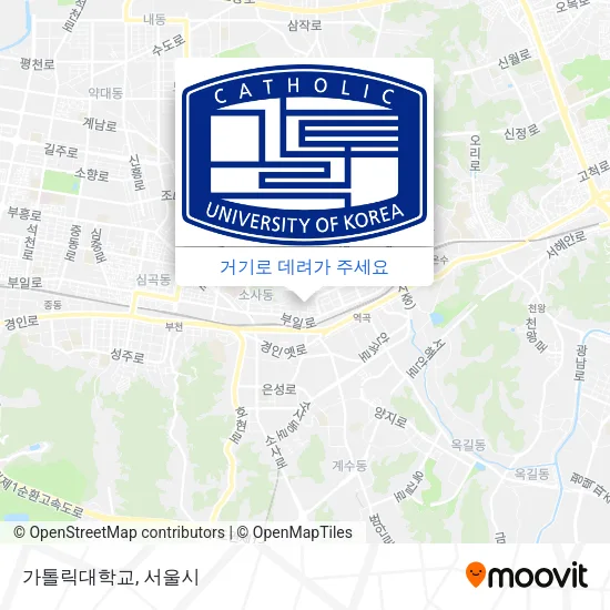 가톨릭대학교 지도