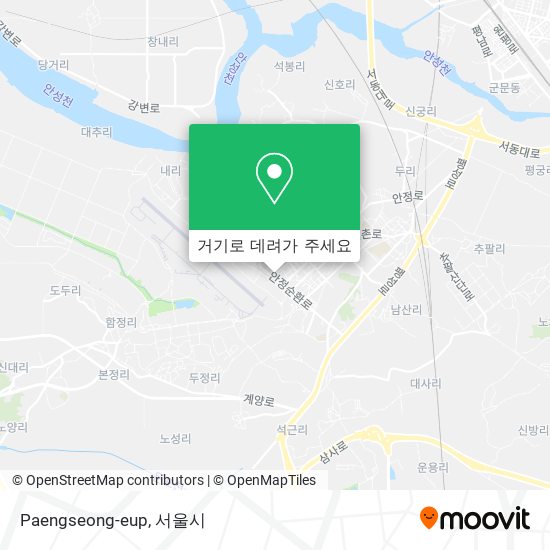 Paengseong-eup 지도