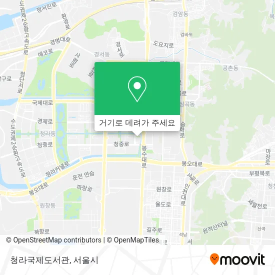 청라국제도서관 지도